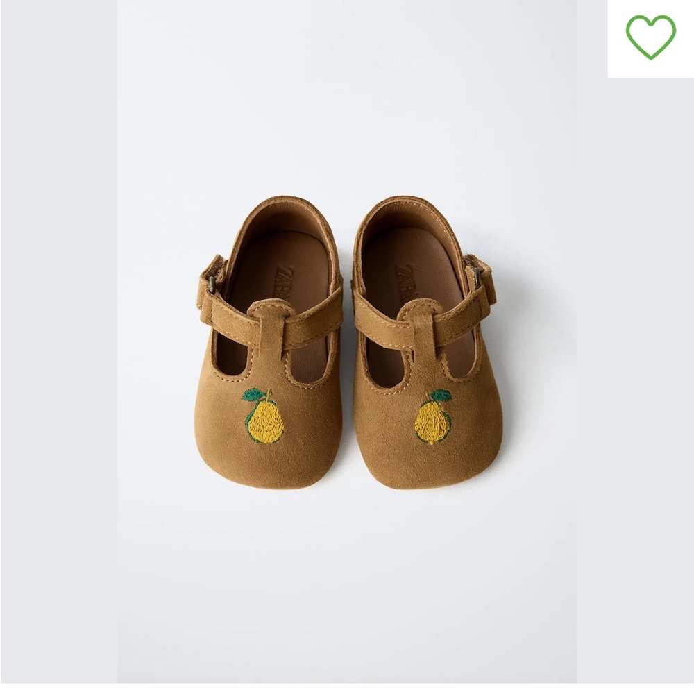 Zara baby leather shoes